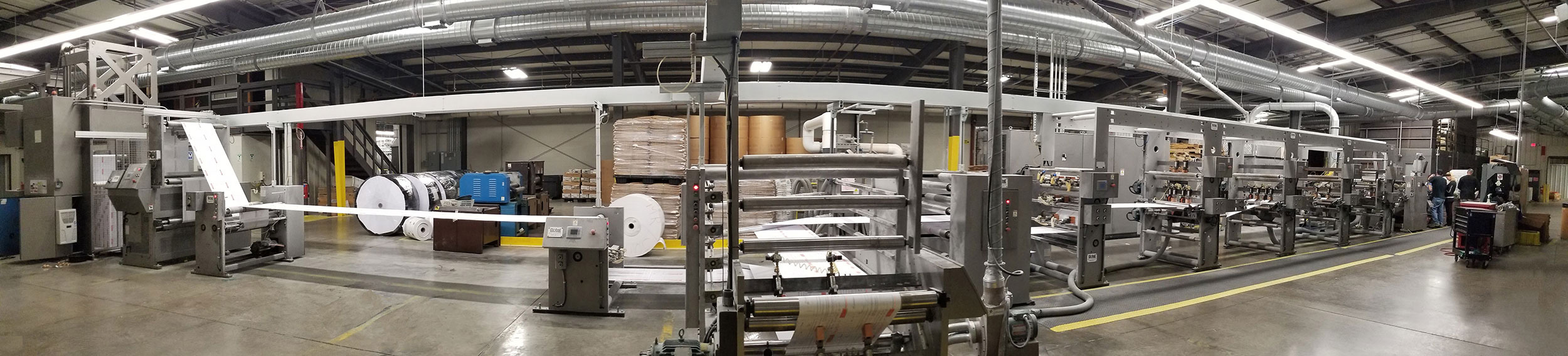 New Machinery - Prefolding/Ribbons